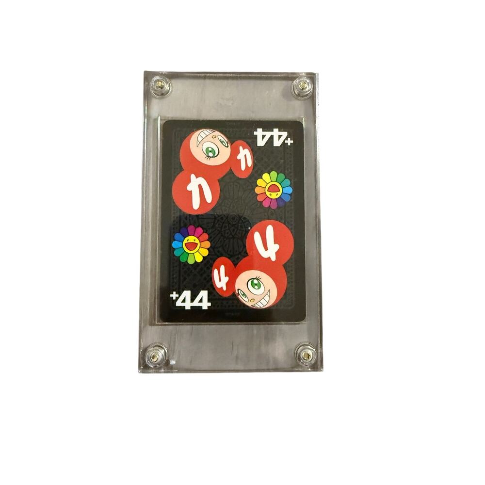 Takashi Murakami x Lewis Hamilton +44 10 Spades Playing Card Acrylic Case